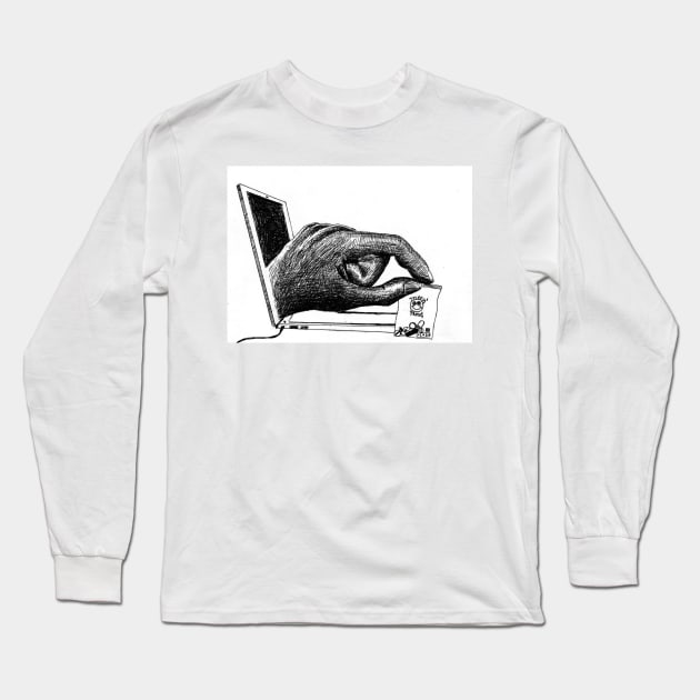 Dark web dealing Long Sleeve T-Shirt by Lskye